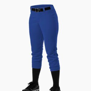 Alleson | Girls Belt Loop Fastpitch Pant Royal Size M NWoT
